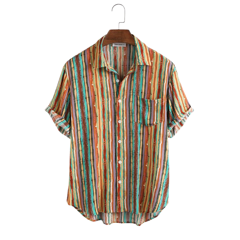 STRIPED BEACH SHIRT