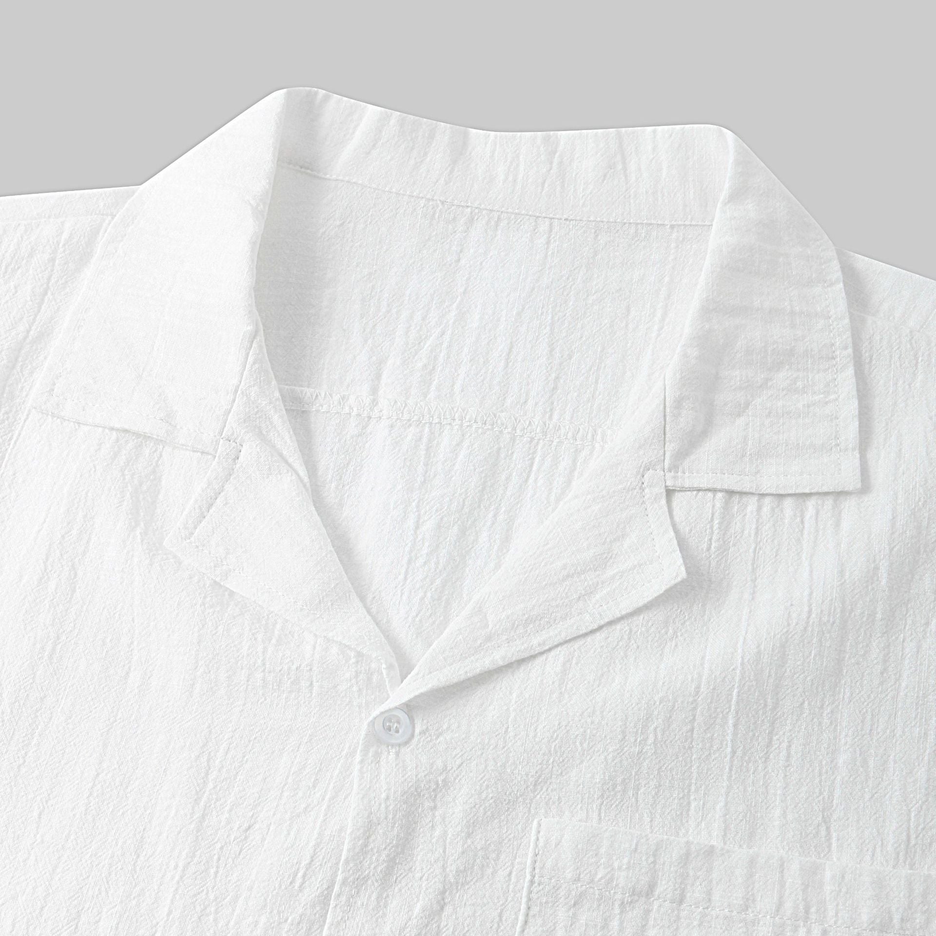 SHORT SLEEVE LINEN SHIRT