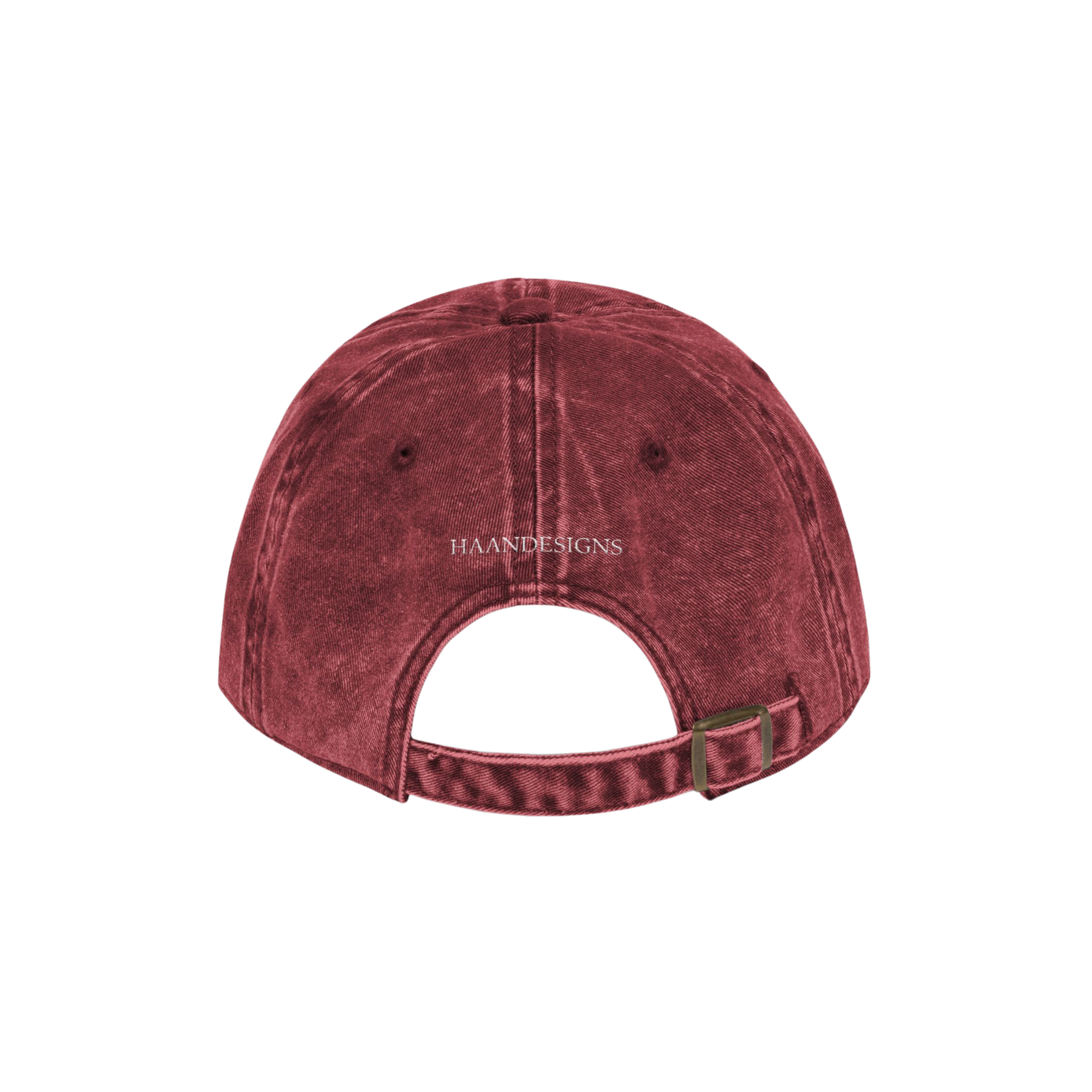 HAAN Washed Cap Maroon