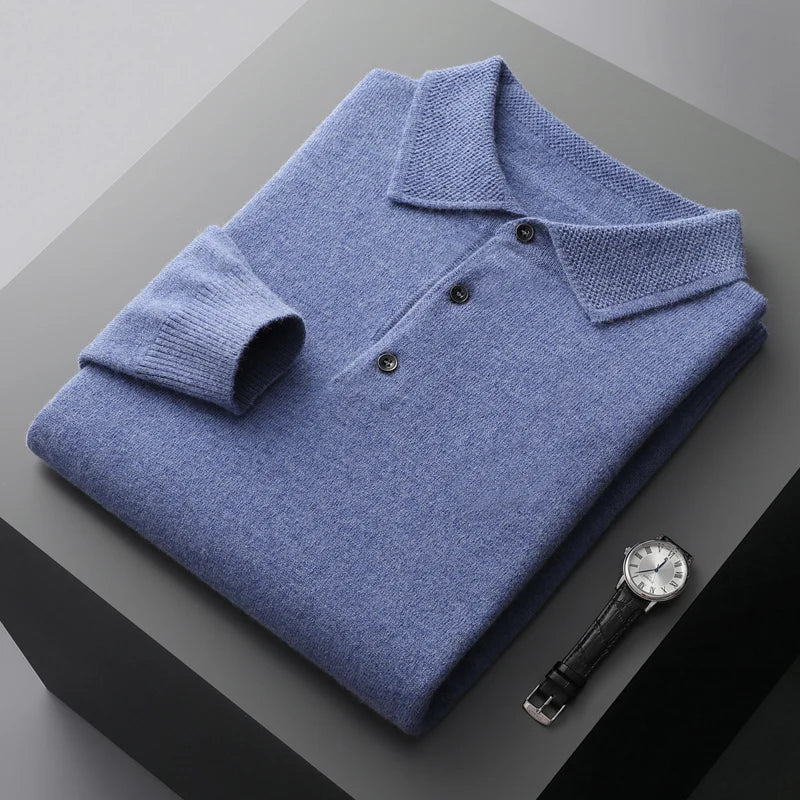 MERINO WOOL POLO