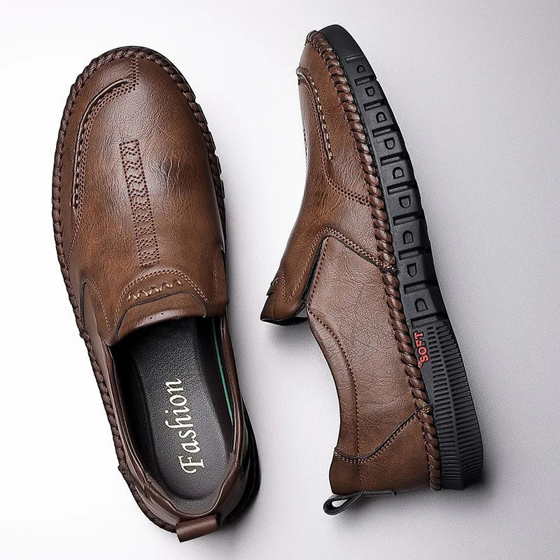 LEATHER LOAFERS