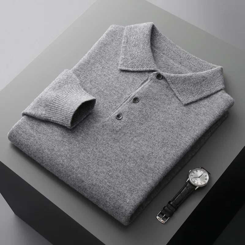 MERINO WOOL POLO