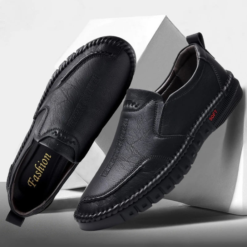 LEATHER LOAFERS