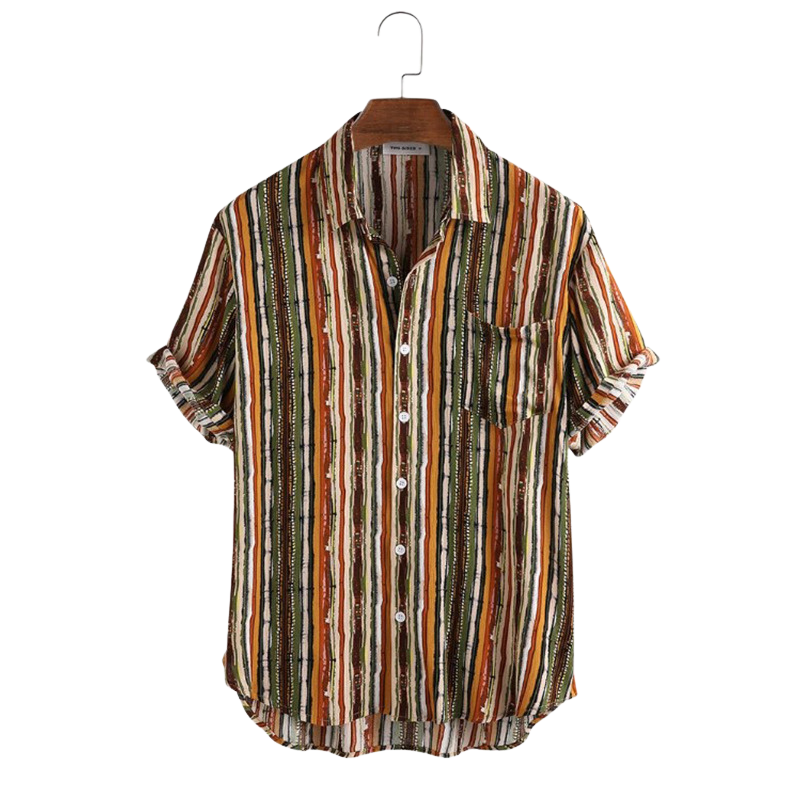 STRIPED BEACH SHIRT